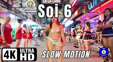 Soi 6 | Pattaya | Slow Motion | 22-10-2024 | 4K Ultra HD 60FPS