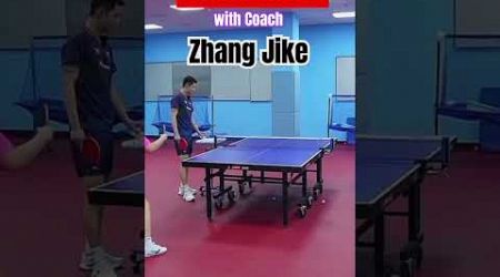 Training with coach Zhang Jike #worldtabletennis #pingpong #tabletennisplayer #tenismeja #sports