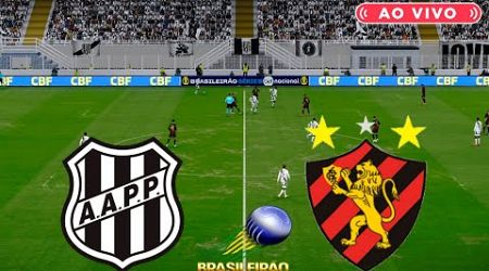 PONTE PRETA X SPORT | AO VIVO COM IMAGENS DO BRASILEIRÃO SERIE B | ASSISTA AGORA | JOGO DE HOJE |PES