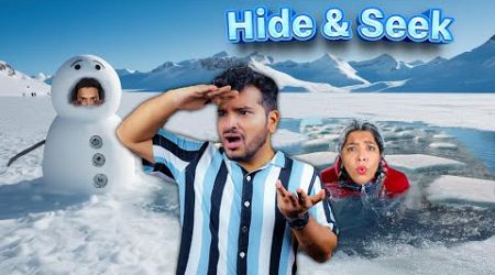 Extreme Hide and Seek in Snow Park