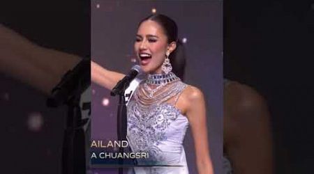 WOW! Miss Thailand Introduction Number Miss Universe 2024 Finals