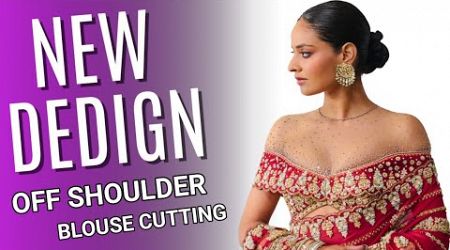 Latest Off Shoulder Blouse Trends - Cutting &amp; Styling