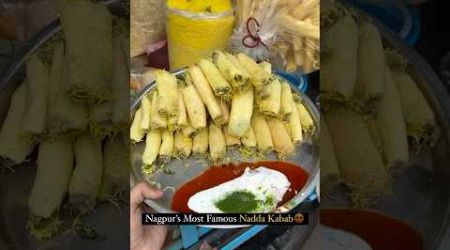 Nagpur’s famous nadda kabab #shorts #nadda #kabab #streetfood #popular #trending #street #vlog #blog