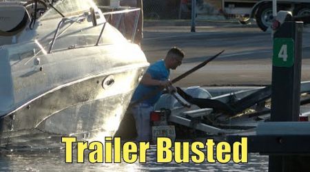 Trailer Busted!! | Black Point Marina | Broncos Guru | Wavy Boats