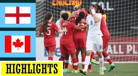 England vs Canada Highlights | Women&#39;s Football Friendly International