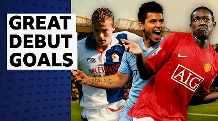 Shearer, Aguero, Welbeck - best Premier League debut goals