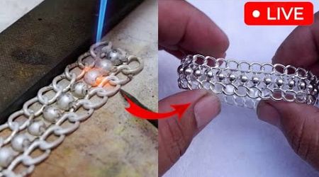 Wow, here&#39;s how to make a popular silver bracelet 