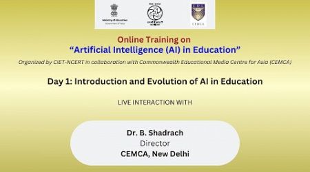 Day 1: Introduction and Evolution of AI in Education