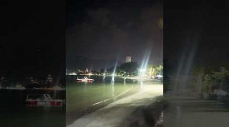 Phuket Patong Beach Nighttime #shorts #travel #beach #boat #thailand #youtubeshorts