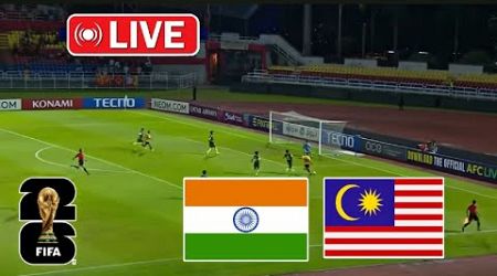 Malaysia vs india Live Football | International Friendly Match 2024 | Malaysia vs india Live