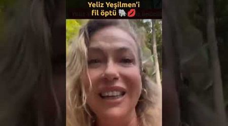 Yeliz Yeşilmen&#39;i Phuket tatilinde fil tarafından öpüldü. &#39;Öpücük sesi fil kardeşimizden geliyor&#39;