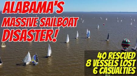 MASSIVE STORM hits Sailboat Race in Mobile Alabama - Ep 304 - Lady K Sailing