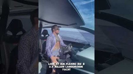 Conor McGregor Shows Off $3,500,000 Lambo Yacht