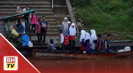 500 pelajar Thailand rentas Sungai Golok untuk ke sekolah di Malaysia setiap hari