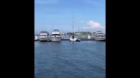 L&#39;harmonie des yachts dans la baie