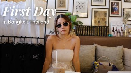 FIRST Day in Bangkok Thailand | We Found the CUTEST Cafe and Budget Hotel | Doing Errands B4 Trip