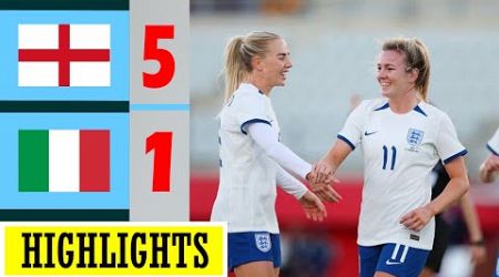 England vs Italy Highlights | Lauren Hemp Sinks Italy | Women&#39;s Football Friendly International