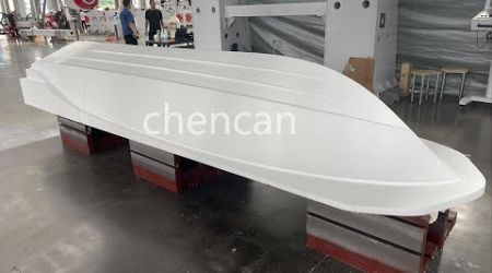 large size 5 axis cnc router manufacture process #composites#marine#yachts