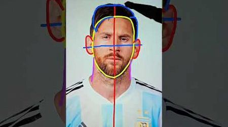 Messi Face Outline Drawing Idea #drawing #shots #trending #art #india #popular #ytshorts #viralvideo