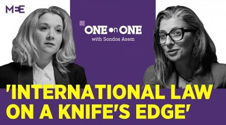 &#39;International law is on a knife&#39;s edge&#39; | Francesca Albanese | One on One