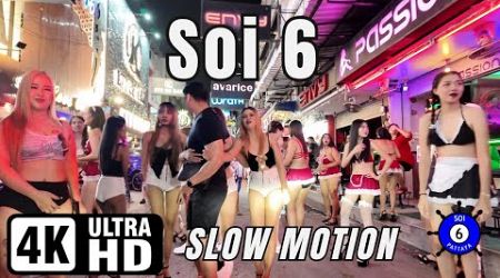 Soi 6 | Pattaya | Slow Motion | 24-10-2024 | 4K Ultra HD 60FPS