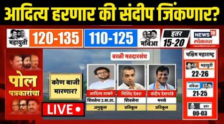 Mumbai Exit Poll LIVE | आदित्य हरणार की संदीप जिंकणार? मुंबईची परिस्थिती काय? | Maharashtra Election