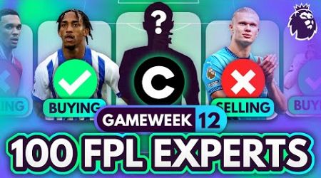 FPL GW12 EXPERT Transfer Trends &amp; Best Captains? 