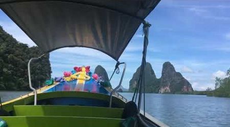 Đi thuyền vào Vịnh Phang Nga Thái Lan