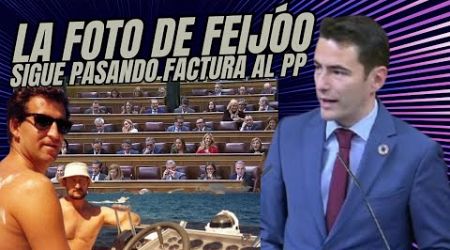 PEDRO CASARES HACE RABIAR A LA BANCADA POPULAR CUANDO LES REFRESCA LA MEMORIA CON LA FOTO DE FEIJÓO