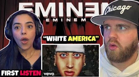 EMINEM CALLED OUT THE GOVERNMENT! | Eminem- White America (Karen&#39;s First Time Reaction) TES