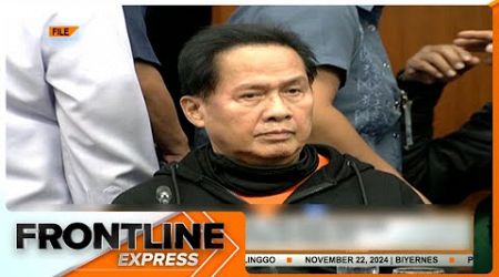 Panibagong medical furlough para kay Quiboloy, pinagbigyan ng Pasig RTC I Fronline Express