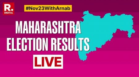 Maharashtra Assembly Election Results LIVE With Arnab: Fastest Trends, Early Leads, Trails | LIVE