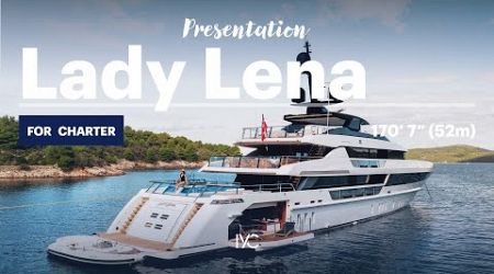 LADY LENA | Mediterranean luxury aboard the 171&quot; (52m) Sanlorenzo superyacht | For charter with IYC