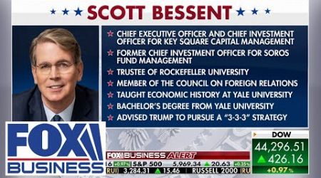 BREAKING NEWS: Trump picks Scott Bessent for Treasury secretary