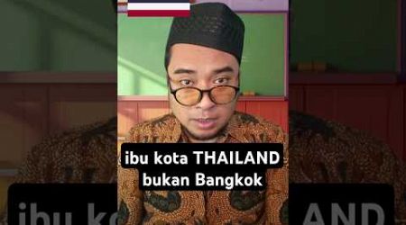 Negara Thailand Nama ibukotanya Panjang Banget