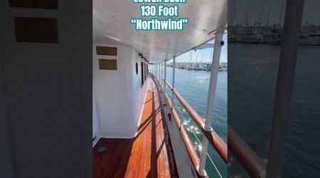 Main Deck on #WW2 Hero MEGA Yacht “Northwind” #shorts #subscribe #youtubeshorts #yacht