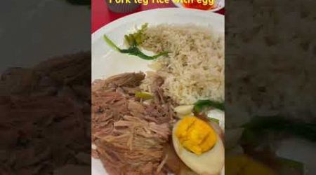 泰國曼谷Bangkok Pork Leg Rice with egg#bangkok#pork#leg#rice#egg#泰國#曼谷#豬腳飯#蛋#泰國美食#foodcourt#kingpower