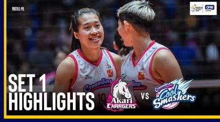 AKARI vs. CREAMLINE | SET 1 GAME HIGHLIGHTS | 2024-25 PVL ALL-FILIPINO CONFERENCE | NOV. 23, 2024