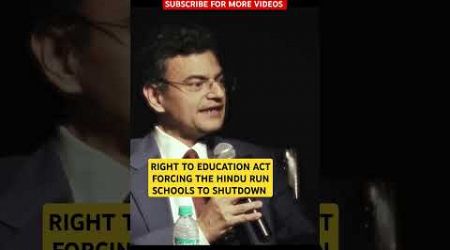 Anand Ranganathan on Right to Education Act, reservation in Hindu Schools &amp; Christian conversions