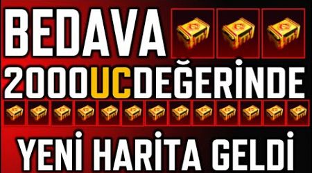 BEDAVA 2000 UC DEĞERİNDE DESTANSI SANDIK | YENİ HARİTA RONDO GELDİ | 3.6 | PUBG MOBILE