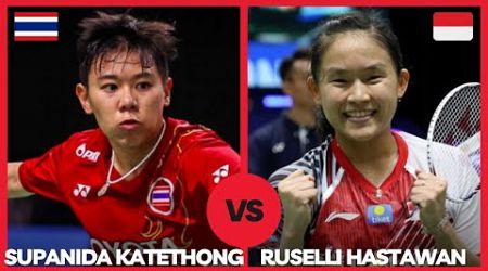 Supanida Katethong(THA) vs Ruselli Hartawan(INA) Badminton Match Highlights | Thailand Open 2021