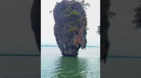 Isla de Khao Phing Kan ( Isla de James Bond ) Bahía de Phang Nga#travel #thailand