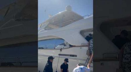 A 115’ Azimut in Cabo San Lucas - our ride for the day!