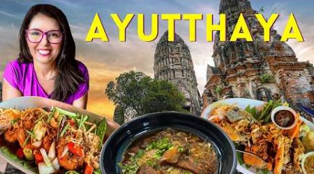 THAI FOOD PARADISE in ANCIENT AYUTTHAYA 