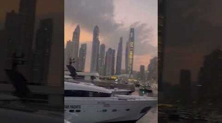 Dubai millionaires parked yachts