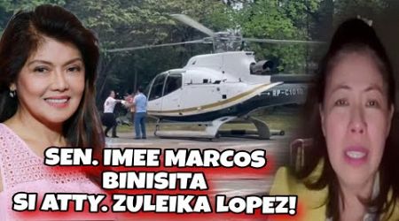 Senator Imee Marcos namataang bumisita sa Veterans Memorial Medical Center lulan ng Chopper RP-C1010