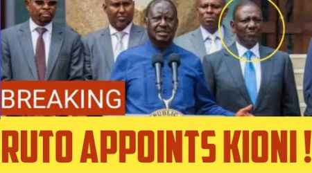 BREAKING ! Raila , Ruto IN STATEHOUSE ! To NOMINATE Kioni &amp;KAGWE In GOVERNMENT After Uhuru HANDSHAKE