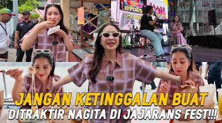 NAGITA DUET MUKBANG BARENG OM MERRY DI JAJARANS FEST!!! SEMUA TENANT ANTRI DIBORONG NAGITA!!!