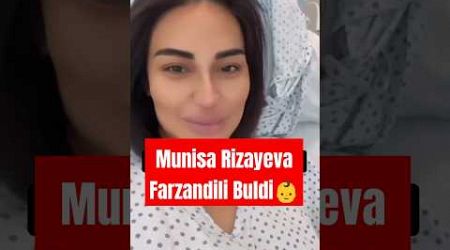 Munisa Rizayeva farzandli buldi