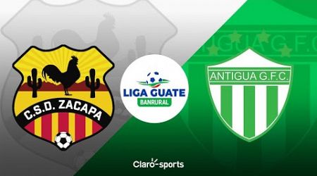 Zacapa vs Antigua, en vivo | Liga Nacional de Guatemala | Jornada 16